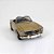 Miniatura Mercedes-Benz 230 SL 1963 Dourado Matchbox 1/64 JBP22 - Imagem 11