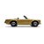Miniatura Mercedes-Benz 230 SL 1963 Dourado Matchbox 1/64 JBP22 - Imagem 7