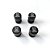 Kit 4 Bicos Tampa Válvula Pneu Preto para GWM TANK - Imagem 6