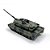 Miniatura Tanque Leopard 2A6 Militar NATO Masdi Diecast 1/64 17CM - Imagem 6