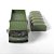 Miniatura Dongfeng Transporte Tropa Militar D.C.T Die Cast Team 1/64 10CM - Imagem 10