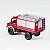 Miniatura Mercedes Unimog U1300L Caminhão de Bombeiros Masdi Diecast 1/64 9CM - Imagem 8