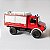 Miniatura Mercedes Unimog U1300L Caminhão de Bombeiros Masdi Diecast 1/64 9CM - Imagem 14