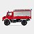Miniatura Mercedes Unimog U1300L Caminhão de Bombeiros Masdi Diecast 1/64 9CM - Imagem 11