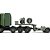 Miniatura Reboque Panther SCN1770 Militar Verde Masdi Diecast 1/64 26CM - Imagem 5