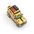 Miniatura GWM Tank 300 Border 2023 Amarelo - Poeira 1/64 7CM Xcartoys - Imagem 10