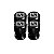Kit 4 Bicos Tampa Válvula Pneu Preto para ZEEKR - Imagem 1