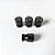 Kit 4 Bicos Tampa Válvula Pneu Preto para ZEEKR - Imagem 8