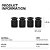 Kit 4 Bicos Tampa Válvula Pneu Preto para GEELY - Imagem 13