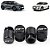 Kit 4 Bicos Tampa Válvula Pneu Preto para Peugeot GT -Modelo 3- - Imagem 8