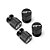 Kit 4 Bicos Tampa Válvula Pneu Preto para Peugeot GT -Modelo 3- - Imagem 4