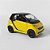 Miniatura SMART Fortwo 2010 Amarelo Xcartoys 1/64 4CM - Imagem 15