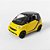 Miniatura SMART Fortwo 2010 Amarelo Xcartoys 1/64 4CM - Imagem 5