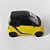Miniatura SMART Fortwo 2010 Amarelo Xcartoys 1/64 4CM - Imagem 10