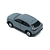 Miniatura Honda HR-V 2024 Cinza Tomica - Takara Tomy 1/62 - 7 CM - - Imagem 11