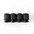 Kit 4 Bicos Tampa Válvula Pneu Preto para GWM TANK Modelo 2 - Imagem 13