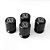 Kit 4 Bicos Tampa Válvula Pneu Preto para GWM TANK Modelo 2 - Imagem 3