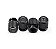 Kit 4 Bicos Tampa Válvula Pneu Preto para GWM TANK Modelo 2 - Imagem 14
