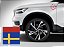 Mini Emblema Bandeira da Suécia Para Volvo - Imagem 1