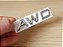 Emblema Traseiro AWD de Metal Cromado para Volvo - Imagem 2