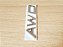 Emblema Traseiro AWD de Metal Cromado para Volvo - Imagem 4