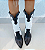 Bota Catarina Duo branca e preto - Imagem 1