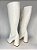 Bota Aisha Cano alto Off White - Imagem 2