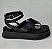 Sandália Flatform Maldivas Preto - Imagem 1