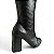 Bota Aisha Cano Alto Preto liso - Imagem 2