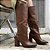 Bruna - Bota Cano Alto Marrom - Imagem 1