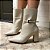 Melina - Bota Feminina Off White - Imagem 1