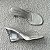 Crystal - Tamanco Salto Wedge Off White Transparente - Imagem 2