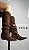Dakota - Bota Western Cano Alto Bloco Marrom - Imagem 2