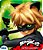 Cartonado - Miraculous - Ladybug - Cat Noir Esportista - Imagem 1