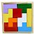 Brinquedo Pedagógico Educativo em Madeira Tetris - Quebra-cabeça - Imagem 1
