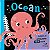 Livro Cartonado Ocean - em inglês - W. Books - Imagem 1