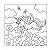 Livro de Colorir Magic World and Unicorns - Com 6 Canetinhas - Imagem 3