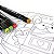 Livro de Colorir com 4 Canetinhas - Cute World - Imagem 3