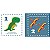 Livro Sensorial de Pano - Dinossauros - Editora Ciranda Cultural - Imagem 2