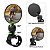 Kit 2un Espelho Retrovisor Bicicleta Bike Convexo 360º Giratório P/ Guidão Ampla Visão e Maior Segurança no Pedal - Imagem 5