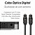 Cabo Óptico de Áudio Digital Toslink SPDIF 1m - Imagem 3