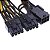 Cabo Energia Placa de Vídeo 6 pinos Para 2x 6+2 pinos PCI Express - Imagem 2