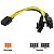 Cabo Energia Placa de Vídeo 6 pinos Para 2x 6+2 pinos PCI Express - Imagem 3