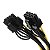 Cabo Energia Placa de Vídeo 6 pinos Para 2x 6+2 pinos PCI Express - Imagem 6