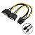 Cabo Energia Dual Sata para Pci Express 8 Pinos (6+2) - Imagem 1