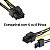 Cabo Energia Dual Sata para Pci Express 8 Pinos (6+2) - Imagem 5