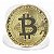 Moeda Bitcoin Física P/ Colecionador Criptomoedas Presente - Imagem 1