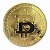 Moeda Bitcoin Física P/ Colecionador Criptomoedas Presente - Imagem 3
