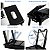 Mesa Suporte Dobrável para Notebook com Cooler, 4 Portas USB, Lâmpada LED, Mouse Pad, Porta Objetos, Ajuste de Altura e Inclinação, Ideal para Cama, Sofá ou Escritório - Imagem 2
