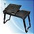 Mesa Suporte Dobrável para Notebook com Cooler, 4 Portas USB, Lâmpada LED, Mouse Pad, Porta Objetos, Ajuste de Altura e Inclinação, Ideal para Cama, Sofá ou Escritório - Imagem 6